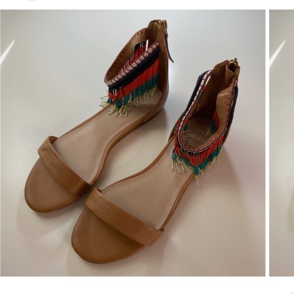 ALDO - NWT in box 📦- beaded fringe - Tan 8.5 - Picture 4 of 6